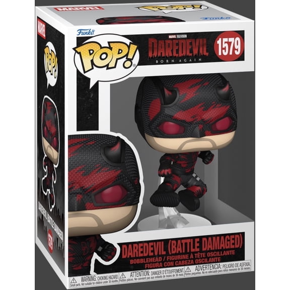 Funko Pop! Daredevil (Battle Damaged) Born Again Vinyl Figure