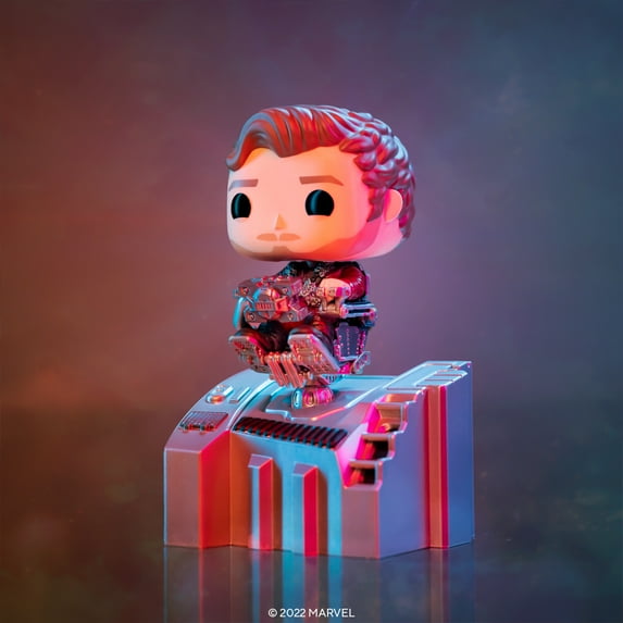Funko Pop! Deluxe Set: Marvel - Guardians of the Galaxy - Star-Lord in Guardian's Ship Vinyl Bobblehead (1 of 6 Figures) (Walmart Exclusive)