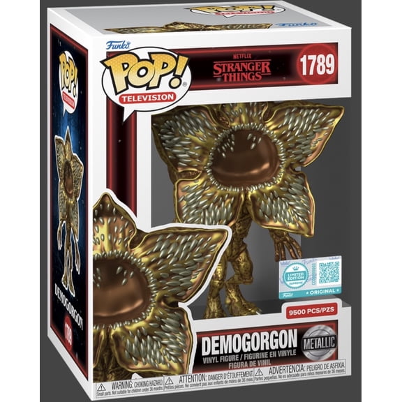 Funko Pop Demogorgon 1789 Metallic Limited Edition 9500 Pieces