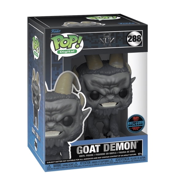 Funko Pop Digital Goat Demon 288 NFT Vinyl Figure 1900 Pieces