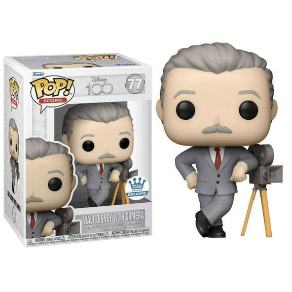 Funko Pop! Disney 100 Walt Disney With Camera Exclusive #77!