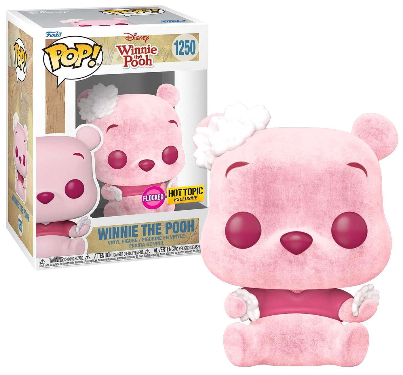 pooh!AHCKTBさま Funko Pop Disney 1250 Winnie the Pooh Flocked Exclusive