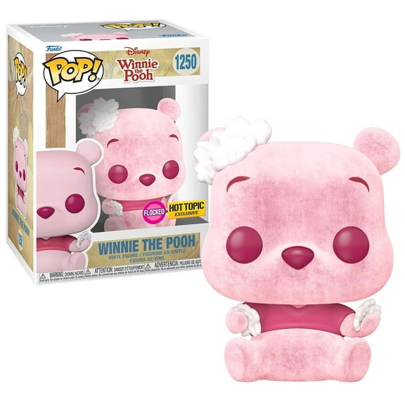 Funko Pop Disney 1250 Winnie the Pooh Flocked Exclusive Vinyl Figure
