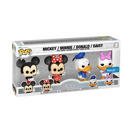 Funko Pop! Disney: D100 - Disney Classics 4PK Vinyl Figure (Walmart Exclusive)