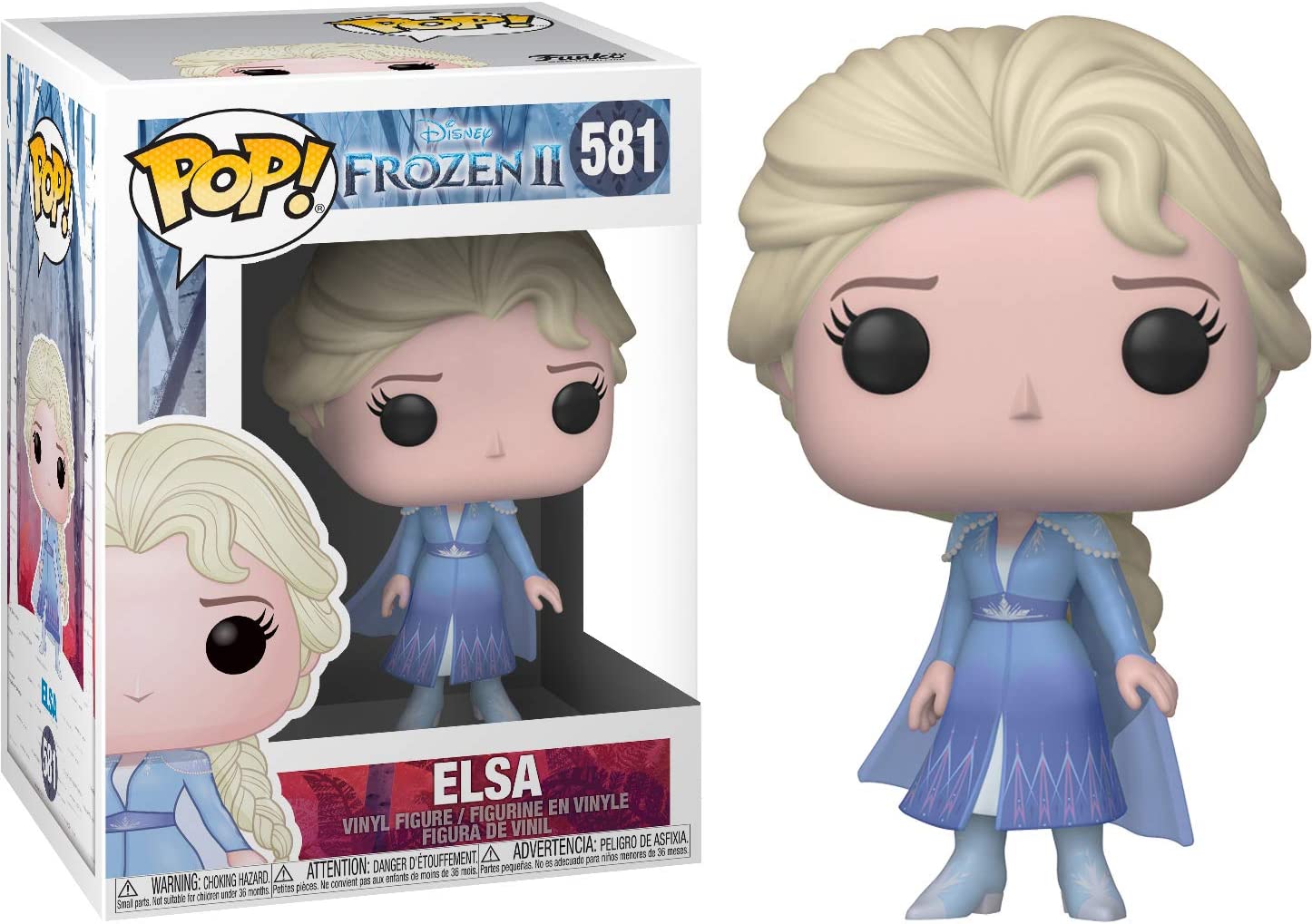 Elsa  Disney Princess Frozen Elsa Deluxe Doll with Jewel Ring for