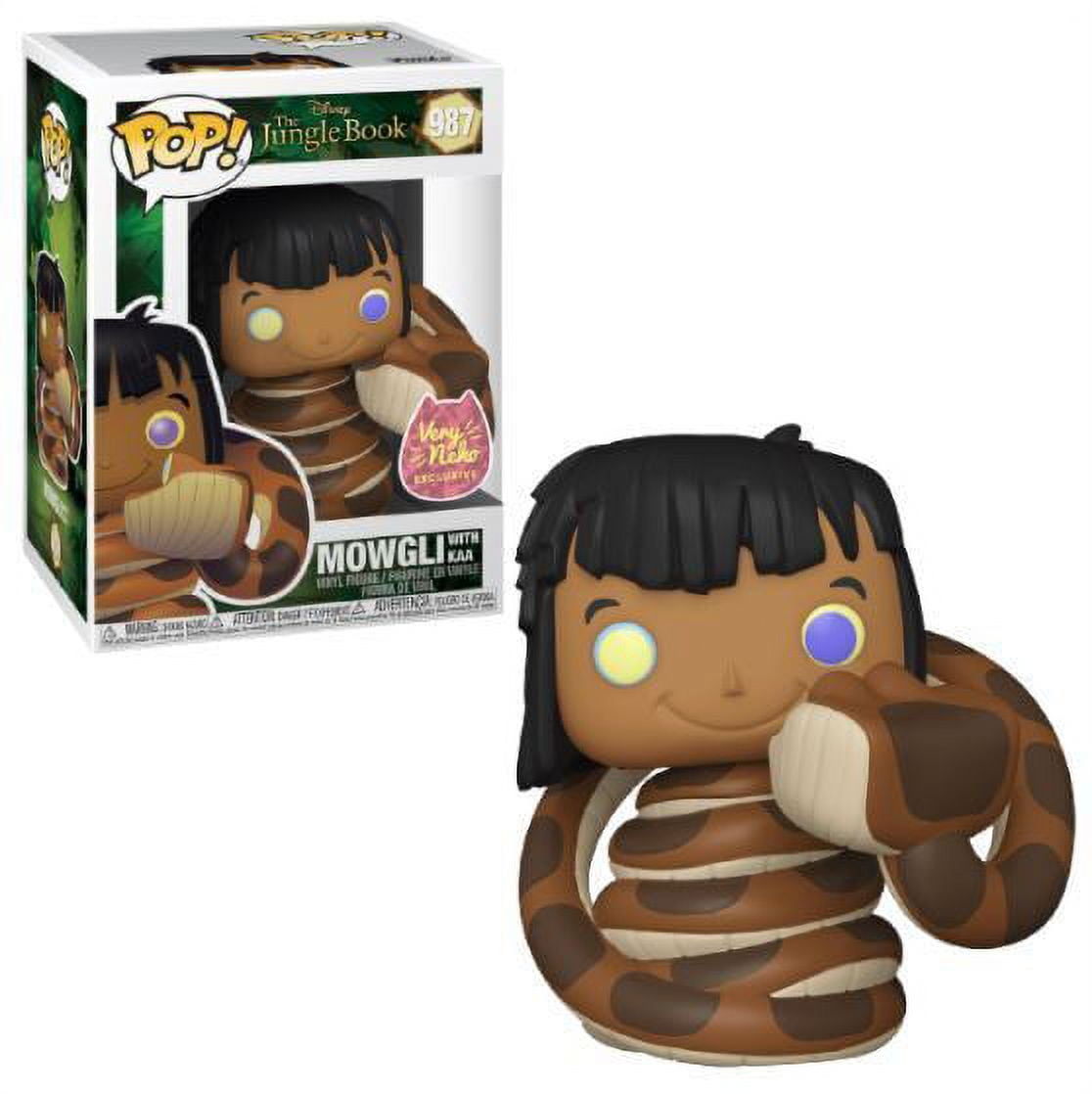 Funko Pop! Disney: Jungle Book Mowgli with Kaa Exclusive