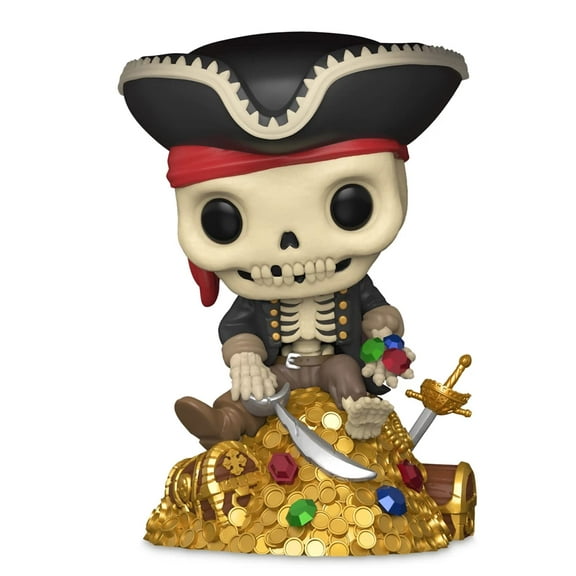Funko Pop! Disney Pirates of the Caribbean Treasure Skeleton Deluxe Vinyl Figure, 8"