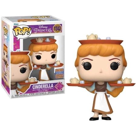 Funko Pop! Disney Princess Cinderella with Trays Exclusive Figure #1342!