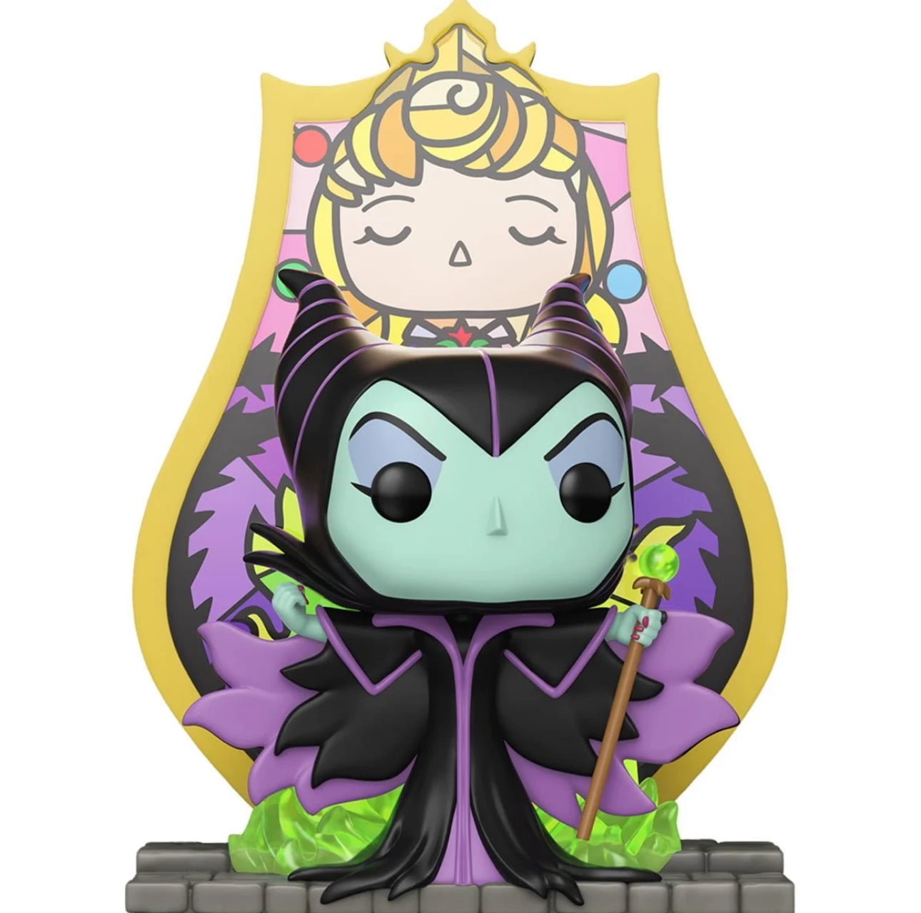 Funko Pop! Deluxe: Disney Sleeping Beauty - Maleficent (Stained Glass) #1610 Vinyl Figure