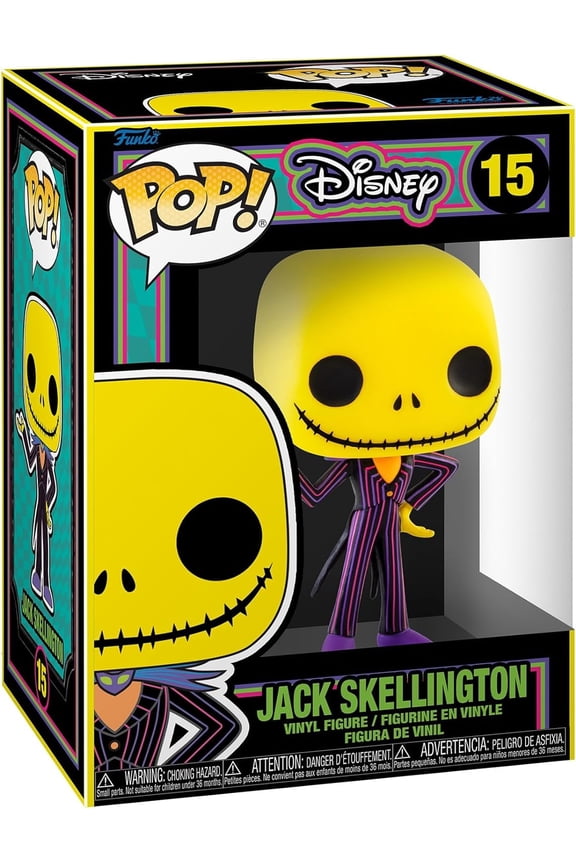 Pop! Disney: The Nightmare Before Christmas - Jack Skellington Blacklight