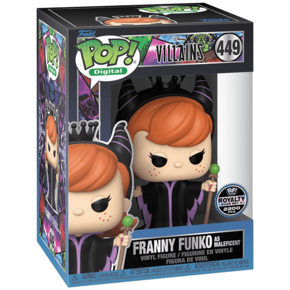 Funko Pop! Disney Villains  Franny Funko as Maleficent #449 