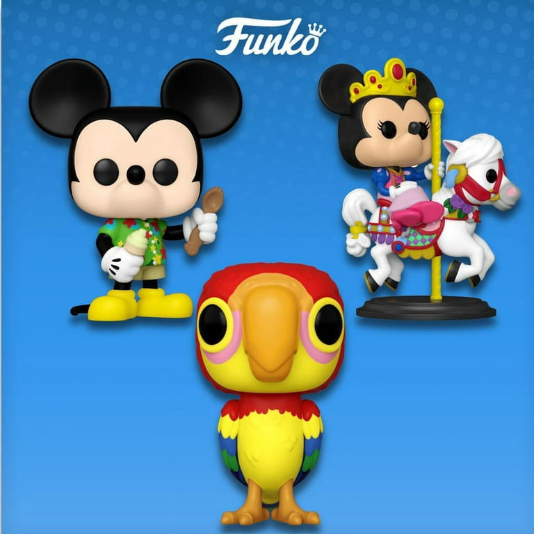 Funko Pop! Disney: Walt Disney World 50th Anniversary 3 pack (Aloha Mickey/  Parrot Jose/ Minnie Carrousel) 