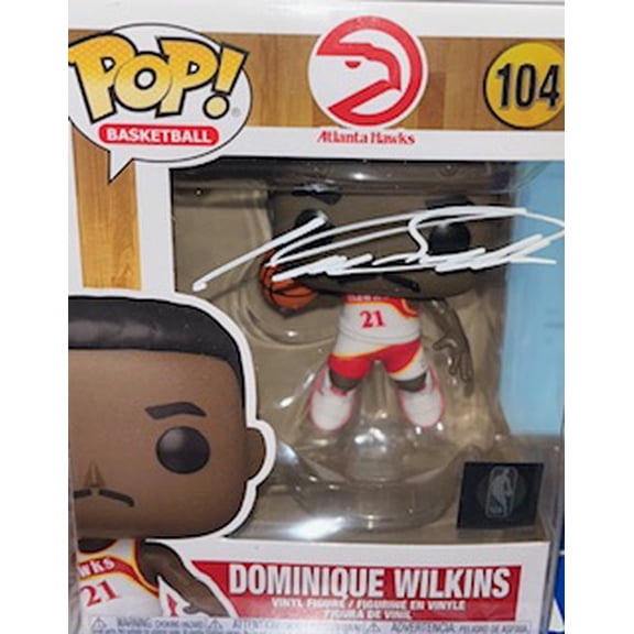 Funko Pop Dominique Wilkins Signed Figure