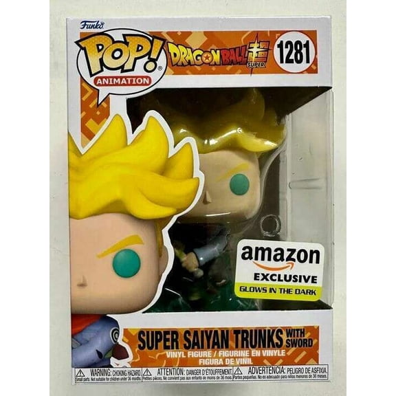 Funko Pop! Dragon Ball Super Super Saiyan Trunks With Sword Glow (Exclusive) #1281