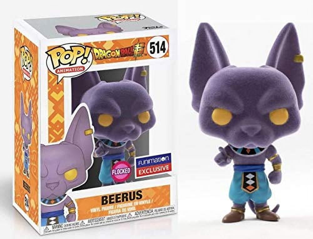 Funko Pop! Dragon Ball Z - Flocked Beerus #514 (Funimation Funko Pop! Dragon Ball Z - Flocked Beerus #514 (Funimation