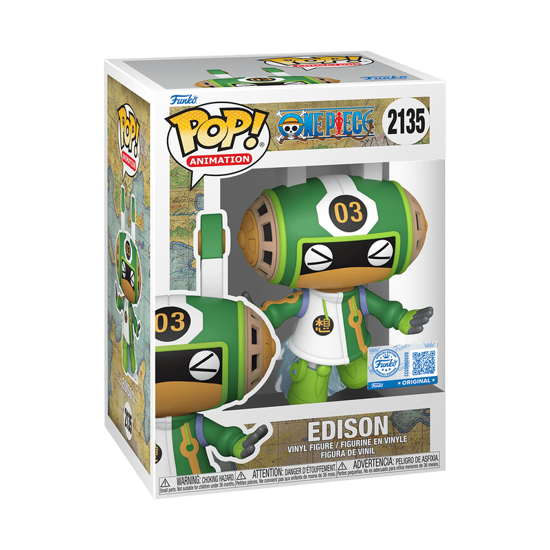 Funko Pop! Edison Robot One Piece Figure Exclusive #2135