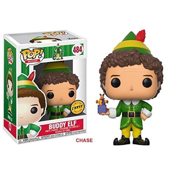 Funko Pop Elf Movie Buddy the Elf Chase Variant Vinyl Figure With Plastic Pop Protector