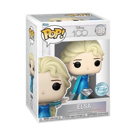 Pop! Disney 100th Anniversary Vinyl Figure Elsa (Diamond Collection) #1319 Special Edition