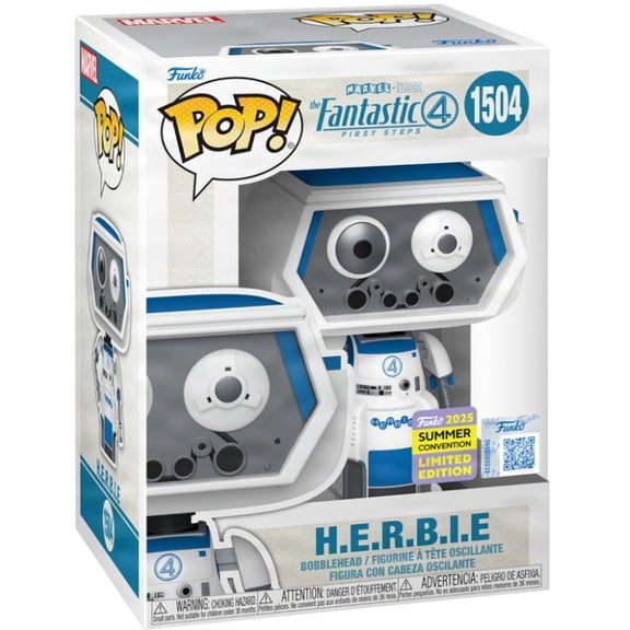 Funko Pop! Fantastic 4 H.E.R.B.I.E #1504 SDCC LE