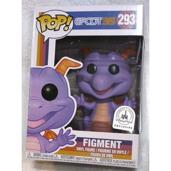 Funko Pop! Figment Epcot 35th #293 Parks Exclusive Vinyl Figure