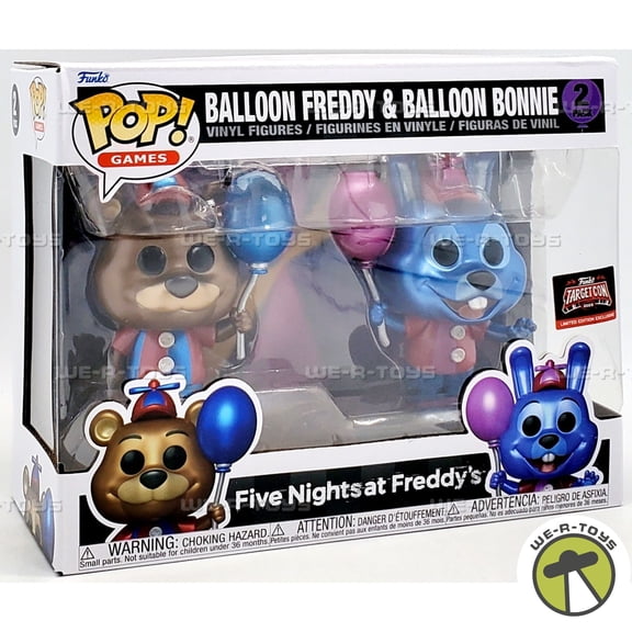 Funko Five Nights at Freddy's POP! Games Balloon Freddy & Balloon Bonnie Vinyl Figure 2-Pack