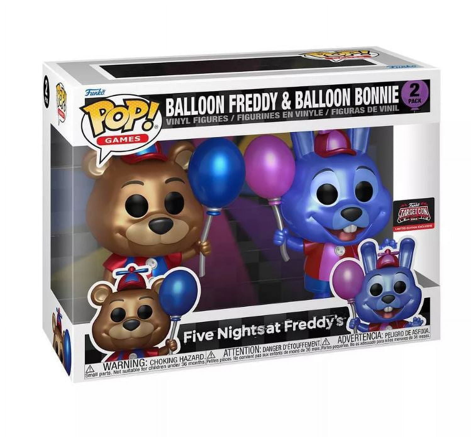 Five Nights at Freddy's FNAF Balloon Foxy Freddy Circus Bonnie Set of 5  Plush