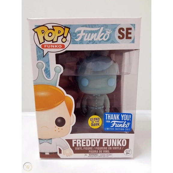 Funko Pop Freddy SE Glow in The Dark Fundays 2017 Thank You Limited to 5000 PCS