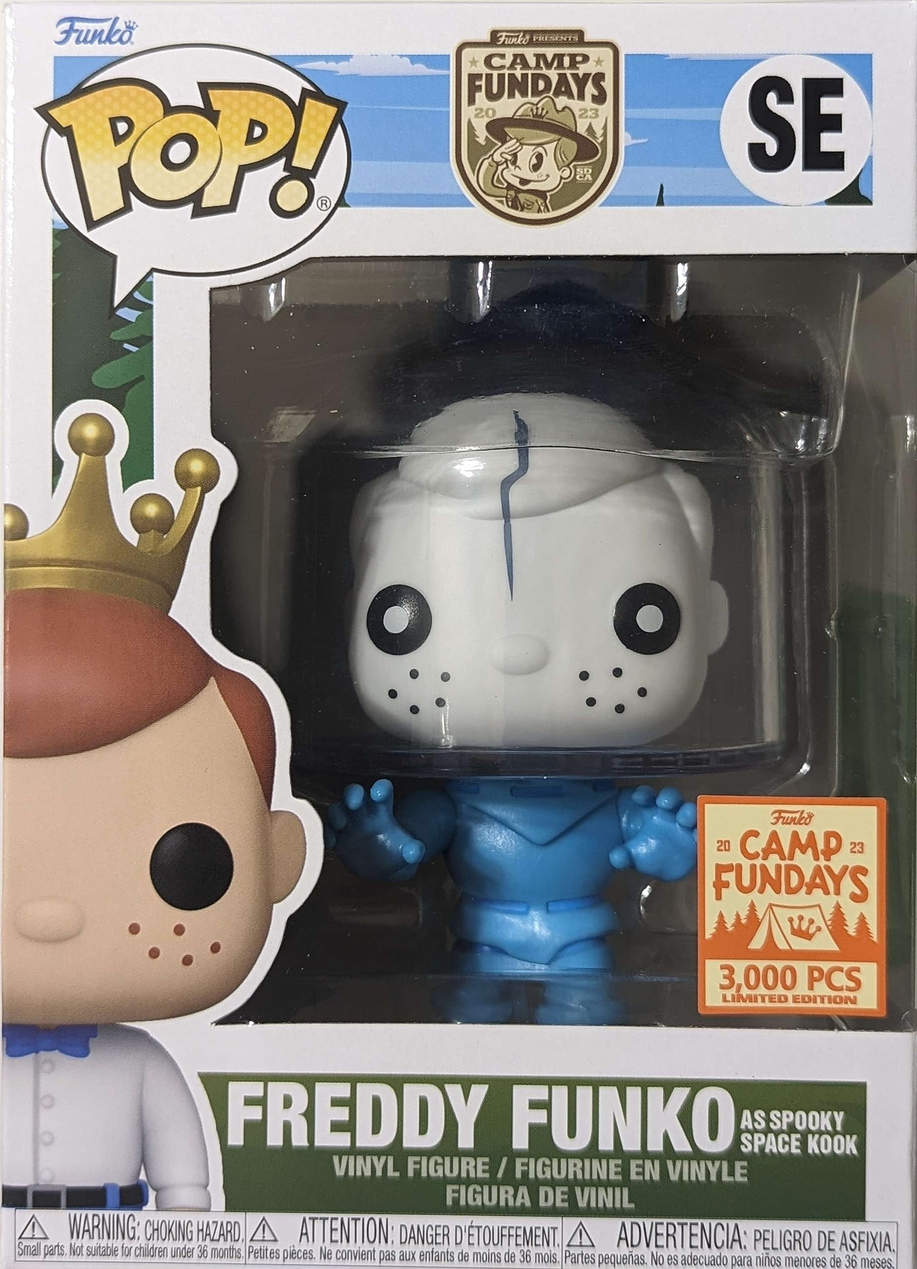 Funko Pop! Freddy as Spooky Space Kook 2023 Camp Fundays Box of Fun Exclusive Pop LE3000