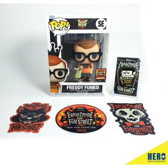 Funko Pop Fright Night II Freddy Funko 3500 Pieces Limited Edition Bundle Exclusive