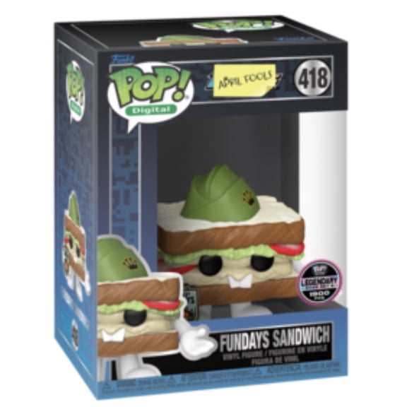 Funko Pop Fundays Sandwich 418 Digital Legendary 1776 Pcs Vinyl Figure