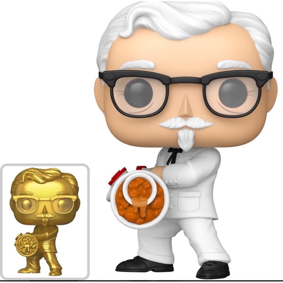 Funko Pop! Games #1115 Funko Fusion  KFC Colonel Sanders with Nugget Launcher Vinyl Figure  Includes Redeemable In-Game Code