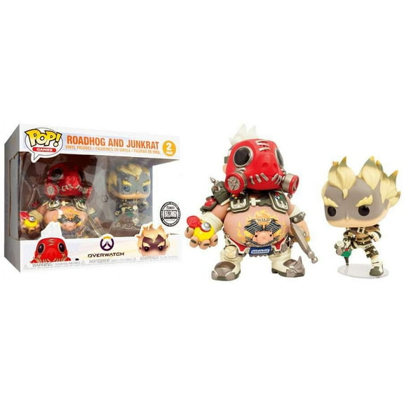 SDCC 2018 Blizzard Exclusive Roadhog and Junkrat 2 Pack Funko Pop Figure