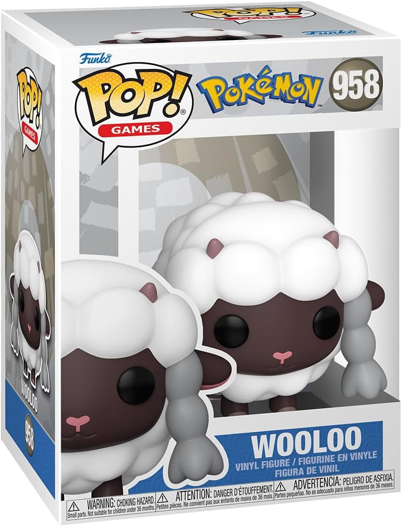 Funko, Pokemon Wooloo Funko Pop! Vinyl Figure, #958, 3-inch tall