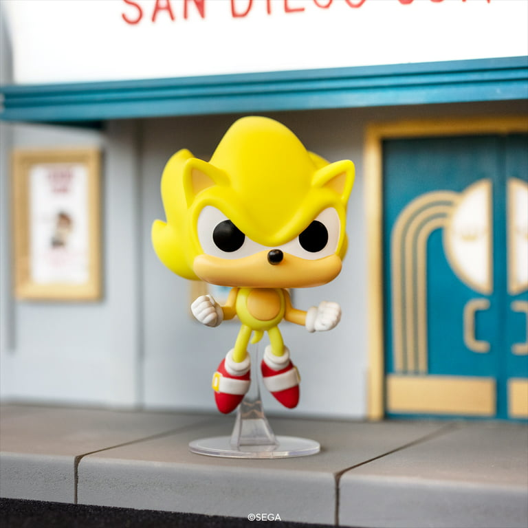 Funko Pop! Games Sonic The Hedgehog Super Sonic First Appearance GITD 2022 Summer Convention Exclusive Figure #877