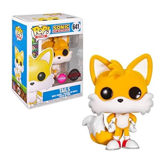 Funko Pop! Vinyl: Sonic the Hedgehog - Tails (Flocked) - Target (Exclusive) #641
