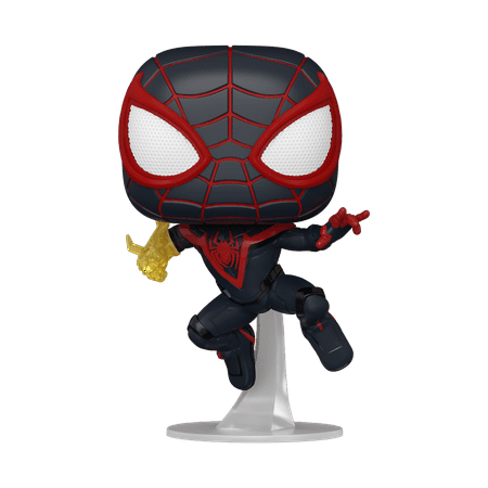 Funko Pop! Games: Spider-Man - Miles Morales - Miles in Classic Suit Vinyl Bobblehead with Chase
