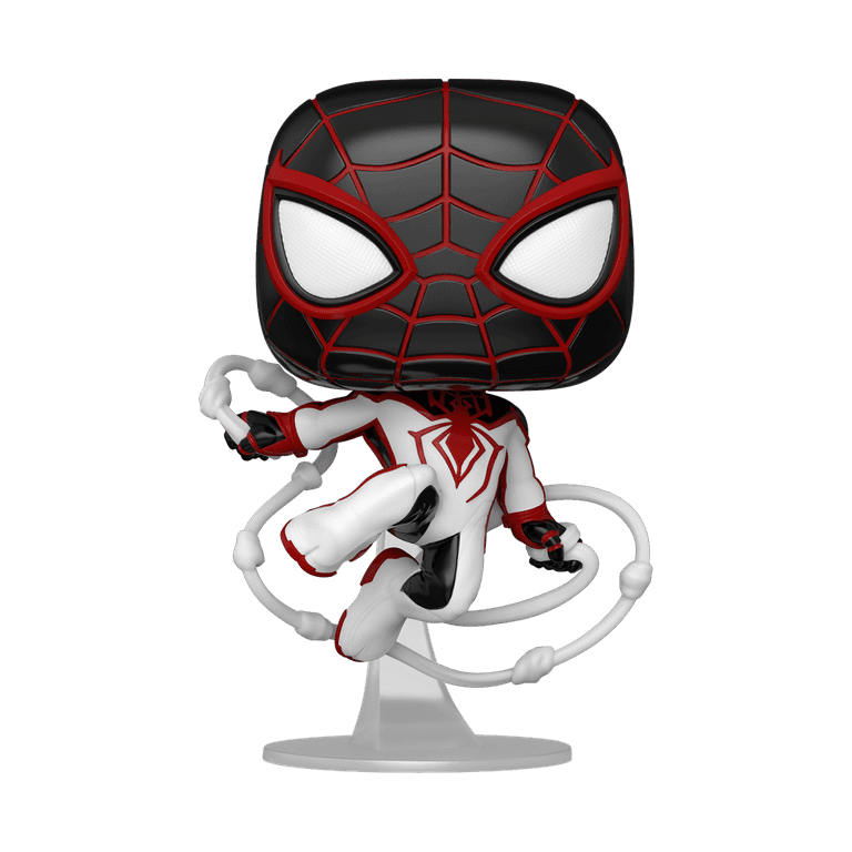 Funko Pop! Games: Spider-Man - Miles Morales - Miles in Purple Reign Suit  Vinyl Bobblehead