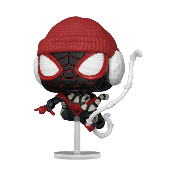Funko Pop! Games: Spider-Man - Miles Morales - Miles in Winter Suit Vinyl Bobblehead