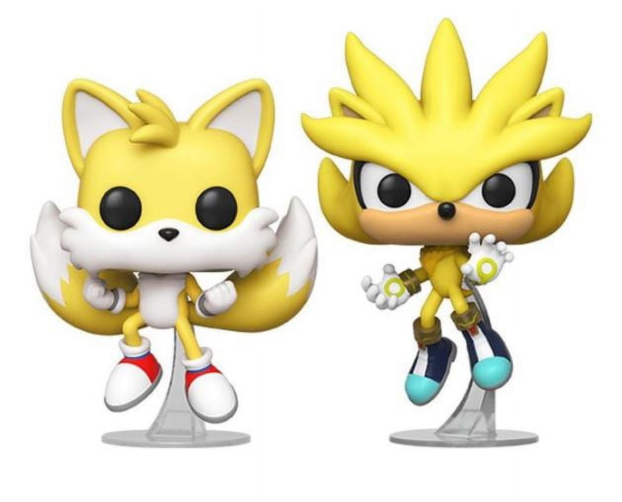 Funko Pop Super Tails & Super Silver Sonic 2 Pack 2020 SDCC