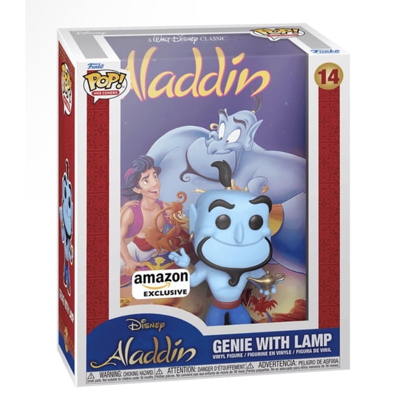 Funko Pop Genie with Lamp VHS Covers Vinyl Figure