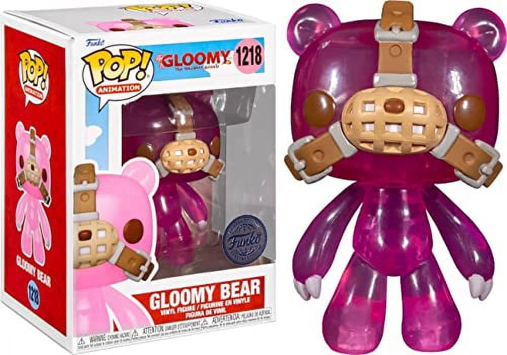 Funko Pop Gloomy Bear Translucent Toy Tokyo Exclusive 1218 Vinyl Figure ...