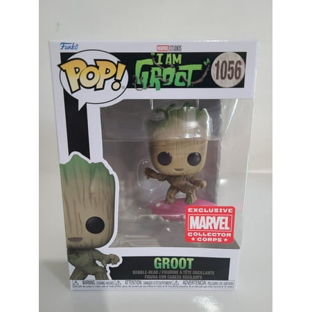 Funko Pop Marvel 1056 I am Groot Bobble-Head Exclusive Marvel Collector Corps