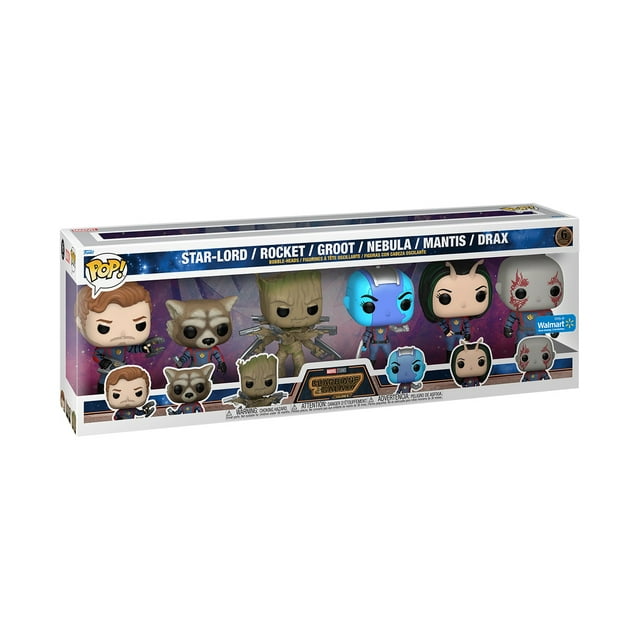 Funko Pop! Guardians of the Galaxy Vol. 3 6Pack Vinyl Bobbleheads