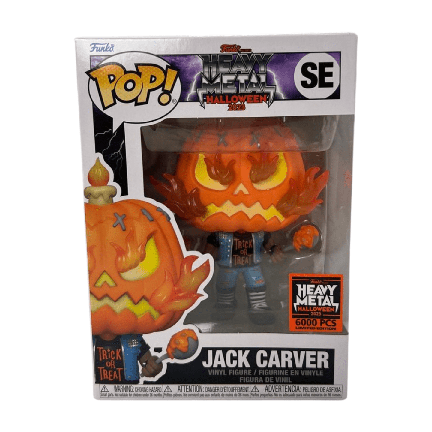 Funko Pop! Heavy Metal Halloween Jack Carver Limited Edition 6,000