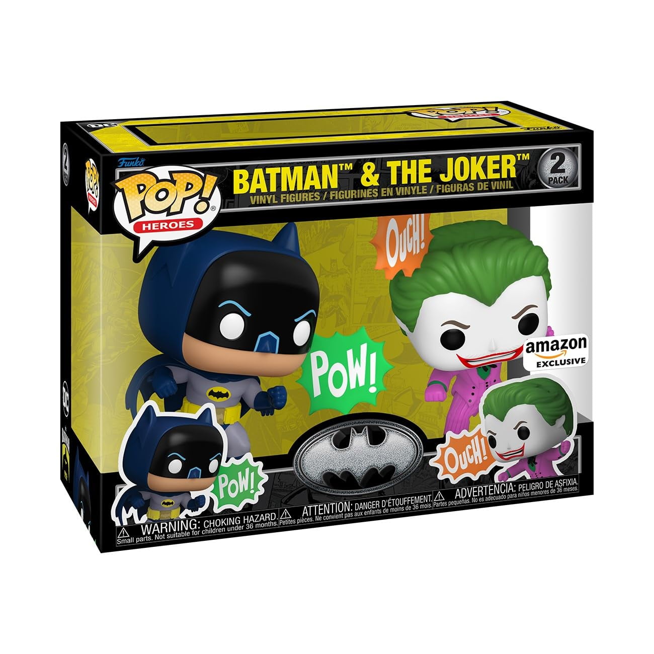 Batman and Joker 85th Anniversary Vinyl Figure Set