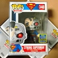 thumbnail image 1 of Funko Pop! Heroes: Cyborg Superman SDCC 2020 Exclusive Vinyl Figure #346, 1 of 5