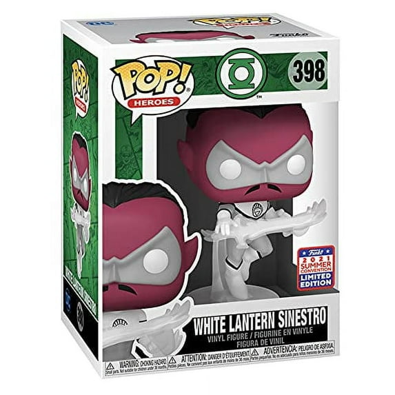 Funko DC Comics White Lantern Sinestro Vinyl Figure 2021 Funko Summer Convention Exclusive