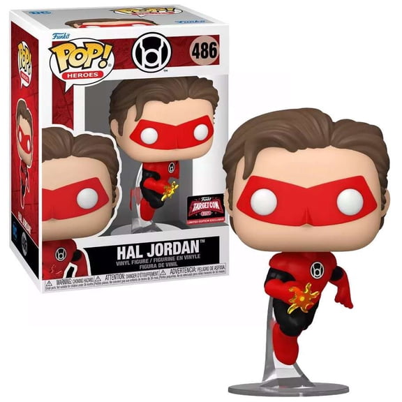 Funko Pop Heroes DC Hal Jordan Red Lantern Vinyl Figure # 486