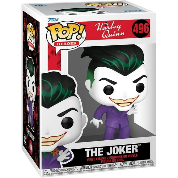 Funko Pop! Heroes: DC - Harley Quinn, The Joker