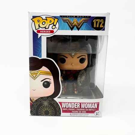 Funko Pop Heroes Wonder Woman 172 Vinyl Figure Box Reflects wear